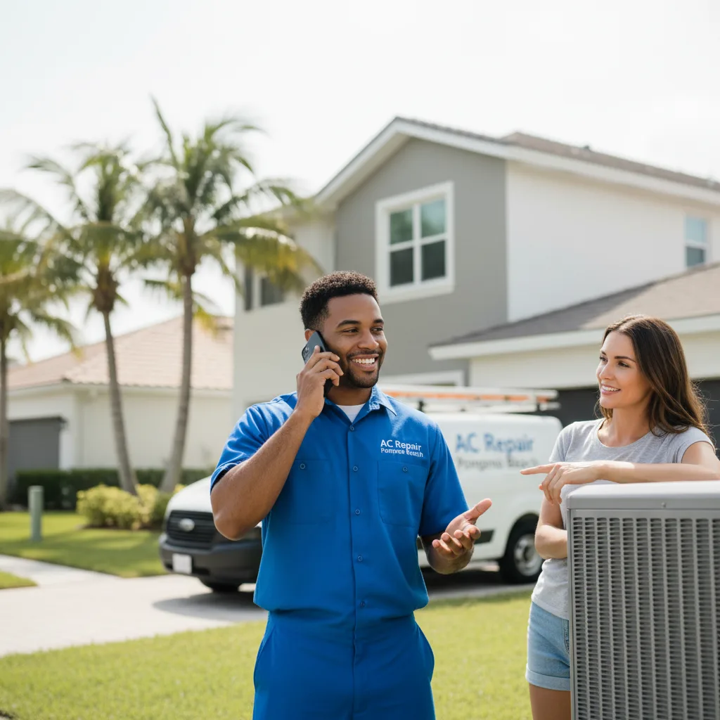 AC Repair Pompano Beach customer support in Saint Hedwig
